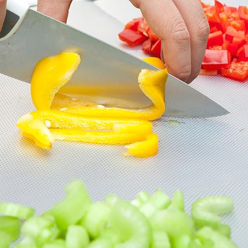 Mind Reader E-Z Board Disposable Plastic Cutting Board, 20 Square Feet, Easy Clean-Up and Convenient Use, Ideal for Camping, Hunting, Boating, and For People With Food Allergies, Clear - style: 1 Pack