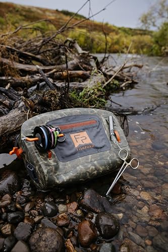 fishpond Thunderhead Submersible Lumbar Pack | Fishing Bag | Waterproof Waist Pack | Fly Fishing Fanny Pack - Eco Shadowcast Camo - color: ECO Shadowcast Camo