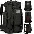 45L Hiking Backpack Waterproof Travel Backpack Lightweight Outdoor Daypack Camping Backpack for Men Women (Black) - color: Black