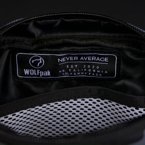 WOLFpak Crossbody Pack | Universal Fannypack for Adults & Kids | - color: Black Camo Orange
