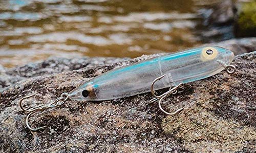 Heddon Zara Spook Topwater Fishing Lure - Legendary Walk-The-Dog Lure - color: Clear, style: Zara Spook (3/4 Oz)