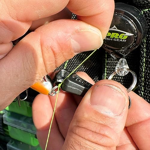 LINE CUTTERZ Patented Ceramic Blade Zipper Pull Quick Braided Fishing Line Cutter - Fishing Equipment - Upgrade Your Fishing Gear Now - color: Black