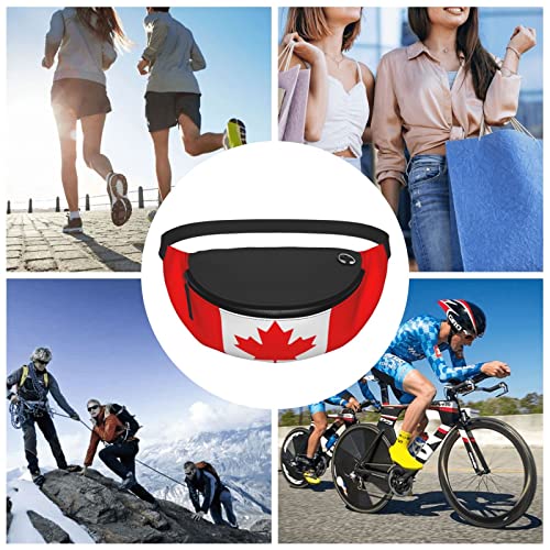 Canada Flag Fanny Pack Crossbody Waist Bag Pack for Men Women. Belt Bag for Travel Walking Running Hiking Fishing. - color: Canada Flag