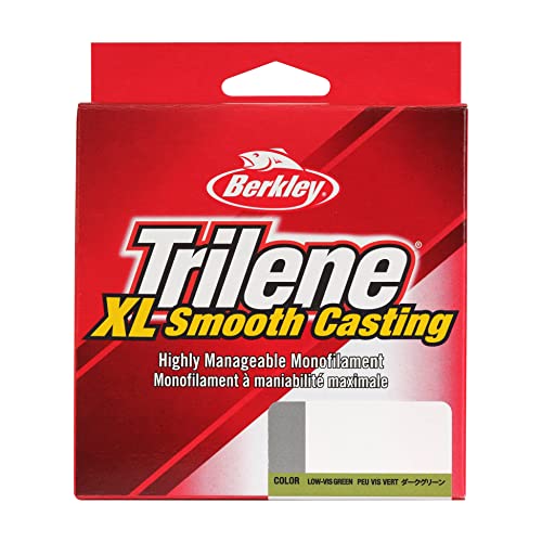 Berkley Trilene XL Monofilament Fishing Line - color: Low-Vis Green, size: 300yd, style: 6lb Test