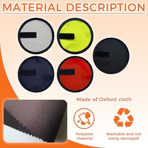 5 Pcs Fishing Lure Covers, Hook and Lure Protectors with Hook & Loop Fastener for Safe Storage, Universal Fit for Most Baits, Durable Fishing Rod Covers Accessories