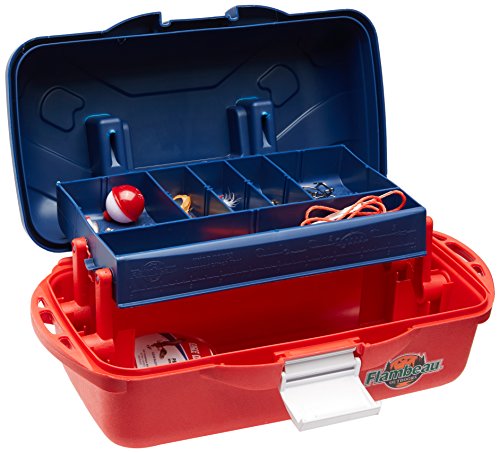 EAGLE CLAW GO FISH EXTREME VALUE TACKLE BOX KIT, 55 PIECES, CONTAINS AN ASSORTMENT OF HOOKS, RIGS, SINKERS, AND OTHER TACKLE FOR FRESHWATER FISHING | fishing-tackle-boxes