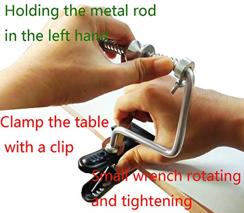 Fishing Line Spooler Silver Reel Winder Spool Tackle Winder spooling Station Winding System Ultimate Line - color: B-With Clamp