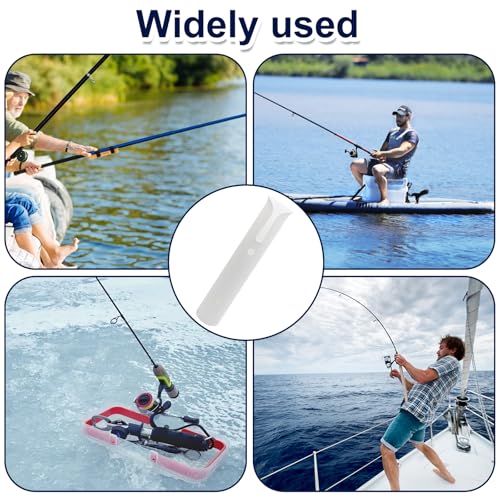 Litoexpe Fishing Rod Holder Bracket Wall Mounted - size: White