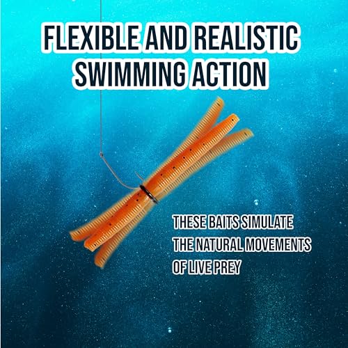 Reaction Tackle Wacky Worms, 5.5 Inch Salt Impregnated Soft Plastic Stick Bait Bass Fishing Lures for Finesse, Wacky, Neko, Texas and Carolina Rigs, 24 Pack - color: Watermelon