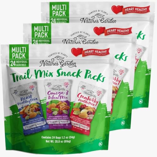 Nature's Garden Healthy Trail Mix Snack, 28.8 oz (Pack of 3) - size: 1.2 Ounce (Pack of 72)