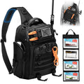 18L Fishing Sling Bag with Removable Lure Wraps and Rod & Beverage Holder, Tackle Bag for Fishing Gear - color: A: 18L Sling Bag