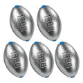 Alwonder Egg Sinkers Fishing Weights 3/16-10oz, Oval Lead Fishing Weights Sinkers Bass Fishing Casting Egg Sinker Saltwater Freshwater Tackle - size: 5oz-5pcs(Note: 5oz egg sinkers without inner core)