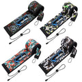 Neoprene Fishing Rod Sleeves for Casting, Spinning, Trolling Pole - Protective Cover Rod Sock with Hanging Loop & Lanyard- Floating, Puncture Resistant, Lightproof - size: 65", style: 4 Pcs
