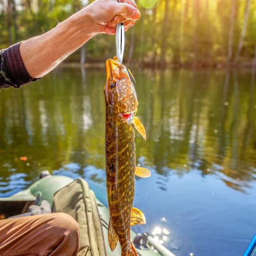 Fishing Jigs Metal Fishing Spoons Lures, Blade Bait Spinner Long Casting Jigging Spoon Lure Vertical Hard VIB Swimbait for Walleye Bass Trout Freshwater & Saltwater - color: A-5pcs 0.35/0.53/0.7/1.06/1.4oz
