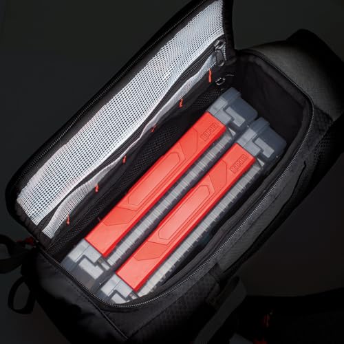 Rapala Venture 8" Sling Pack Compact Fishing Tackle Bag with Organized Storage for Lures, Tools & EDC Travel