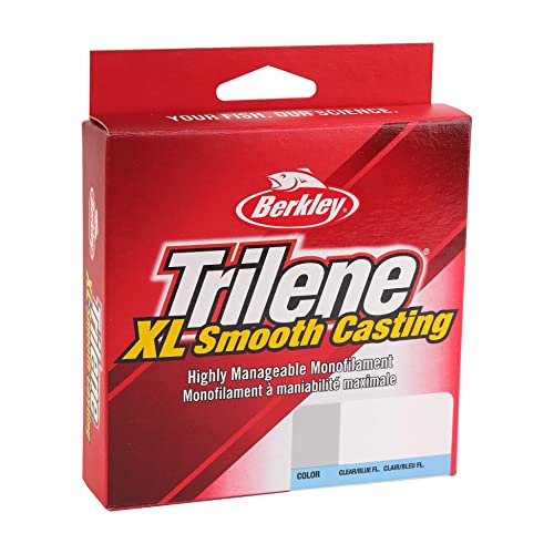 Berkley Trilene XL Monofilament Fishing Line - color: Fluorescent Clear/Blue, size: 300yd, style: 4lb Test
