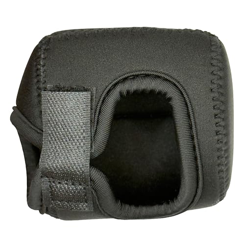 Low Profile Casting Reel Cover | Baitcasting Reel Cover | Neoprene Baitcast Reel Sleeve | Fishing Reel Case | Reel Pouch | Fits 50, 80, 100, 150, 200 Series (Left Hand, Black, Fits 50-200 Series)