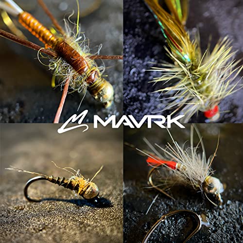 Mavrk Fly Fishing Slotted Tungsten Beads 25pc Refill Pack Euro Nymph Style Flies 5 Essential Colors Gold Silver Copper Black Chartreuse 4 Essential Sizes 4mm 3.5mm 3mm 2.5mm - color: Gold, size: 2.5mm