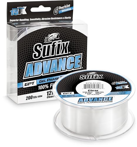 Sufix Advance Fluorocarbon Filler Spool 200 Yards - style: Music