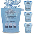 Large Leakproof Ice Bag. Reusable Ice Pack for Cooler - Long Lasting Instant Cooler Ice Packs - Drop in Cubed Ice to Make Cold, Dry Freezer Packs for Coolers - Drink Your Ice When It Melts - size: Large (96 fl oz) / 4 Pack