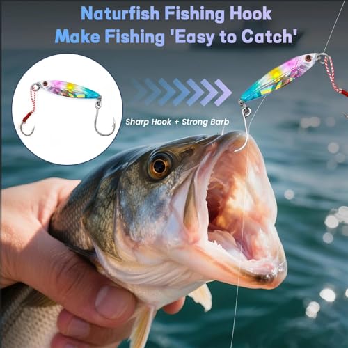 Inline Single Hooks 25Pcs Fishing in line Hooks for Treble Hook Replacement for Hard Lures Large Eye/Barbed Saltwater Freshwater - size: 1/0_25pcs