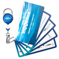 HOOK-EZE Fishing Knot Tying Cards, Waterproof Pocket Guide to 12 Essential Knots with Zinger Retractor, Fishing Gifts Gear Accessories for Men & Cool Gadgets Stuff Suppliers Tool for Beginner