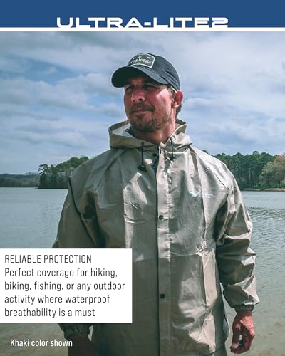 FROGG TOGGS Men's Ultra-Lite2 2-Layer Waterproof Breathable Rain Suit - color: Realtree Edge, size: Large