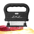 ZXZ Premium Meat Tenderizer Mallet – 48 Stainless Steel Blades, Ideal for Marinated Meats, Beef, Steak, Chicken, Poultry & More – Kitchen Must-Have Tools for Chefs & Cooking Enthusiasts - size: Large