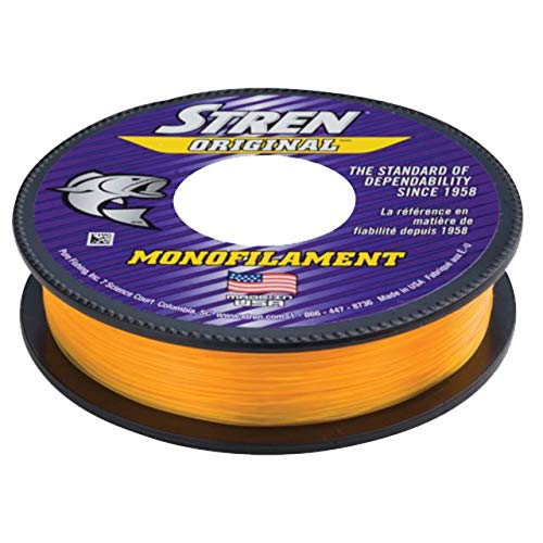 Stren Original Monofilament Fishing Line - color: Hi-Vis Gold, size: 330 Yd, Pound Test 6, style: 6lb | 2.7kg