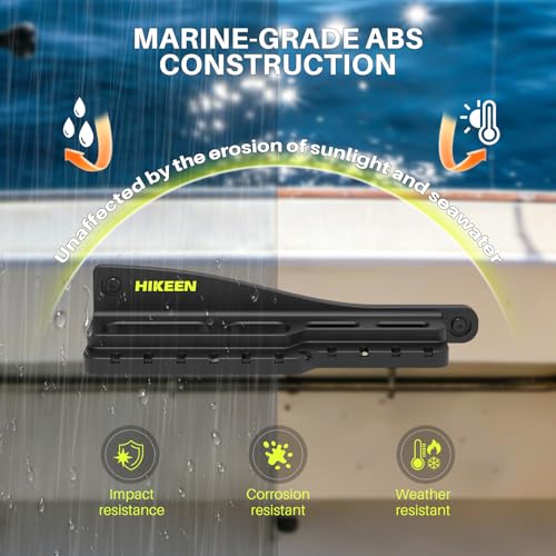 Hikeen Fishing Tool Holder for Boat, Fishing Hook, Pliers, Knives, Lures Organizer for Boat, Screw Mount Marine Tackle Rack Holder