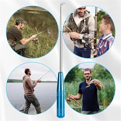 Dehooking Fish Picker, Stainless Steel Quick Fish Hook Remover Tool Fish Hook Disconnect Device Fishing Forceps for Fishing Lines of Different Large or Thicknesses