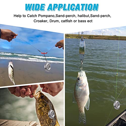 Disc Sinkers Fishing Weights, Coin Sinkers Weights Saltwater Surf Fishing Weights Catfishing Gear Tackle 8oz 6oz 5oz 4oz 3oz 2oz 1oz - style: 3oz-5pack