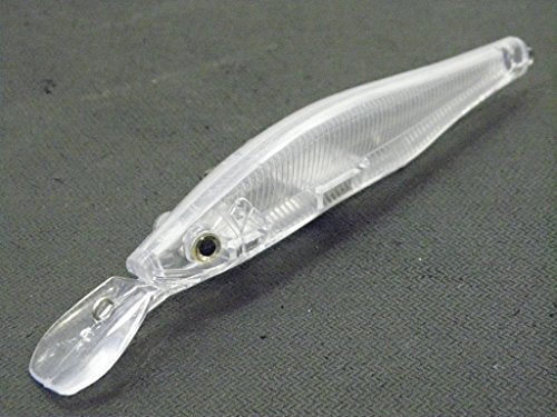 10 Blank Unpainted Minnow Crankbait Topwater Lipless Jerkbait Fishing Lures V3 - color: UPM629P10