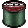 Piscifun Onyx Braided Fishing Line, Superline Abrasion Resistant Braided Lines, Zero Stretch Super Strong, Low Memory, Fast Water Cutting PE Fishing Lines, 6lb-150lb - color: Green, size: 25LB(0.23mm)-150Yds