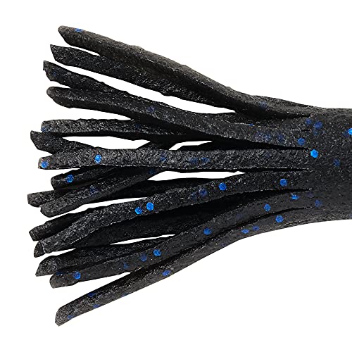 Berkley PowerBait MaxScent Tube Fishing Soft Bait - color: Black Blue Fleck, size: 2 1/2"