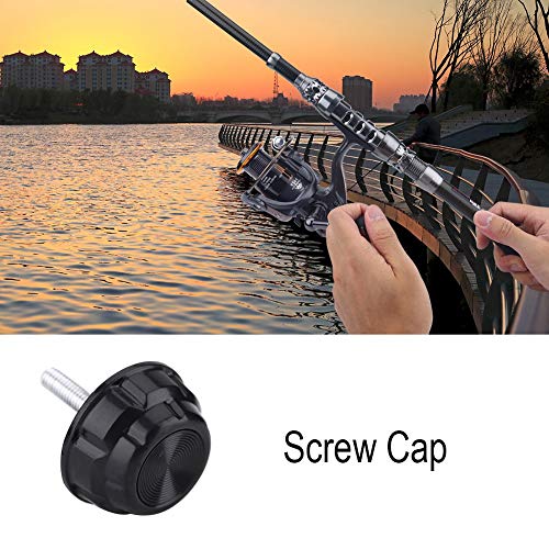 01 Screw Cap, Durability 10 Pcs Practical Fishing Power Handle Screws for Outdoor for Fishing Reel
