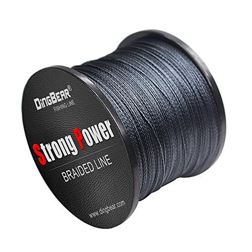 437Yd-5000Yd Super Strong Pull Generic Braided Fishing Line Fish ing Lines FishLines FishingLine - color: gray, size: 437Yd/ 400m 65LB/0.37mm