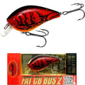 LUCKY CRAFT Fat CB BDS2 Fishing Lure, 2.5" Floating Squarebill Crankbait, 2–3 ft Depth, Freshwater Trout and Bass Lures, Bass Fishing Gear and Tournament Hard Bait - color: 137 TO Craw