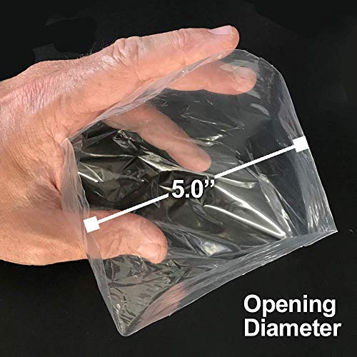 RESILIA Plastic, Leak-Proof Shipping Bags for Live Fish - 8" x 15" 3 Mil, 0.003 Inch, Double Bottom Seal, for Freshwater & Saltwater Fish, Case of 100 - size: 100 count