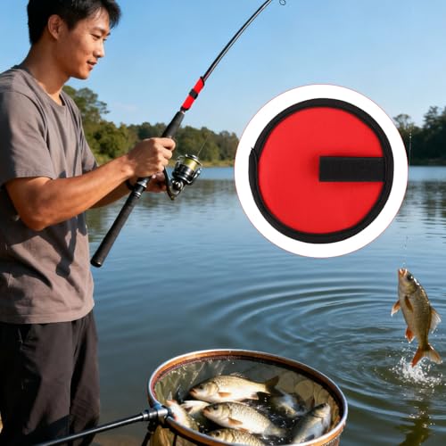 6pcs Fishing Lure Protective Covers with Rod Straps, 15cm/5.9in Bait Gloves Hook Storage Protectors for Safe Fishing Gear Organization