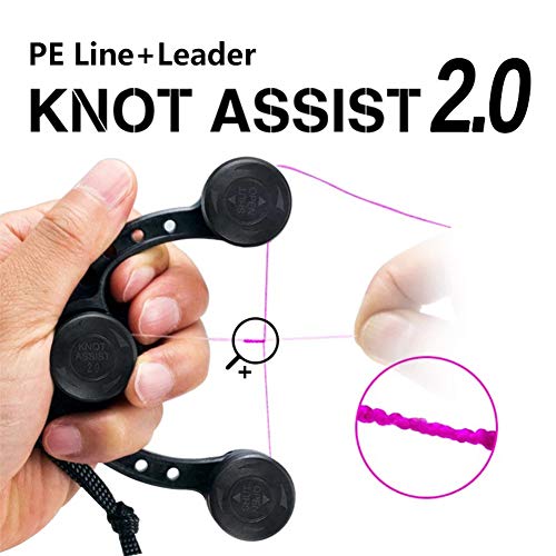 GT Knotter Fishing Bobbin Knotter Assist, Fishing Line Monofilament FG PR Knotter, Fishings Line Winder Assist Knotting Connector Accessories - color: Types: B