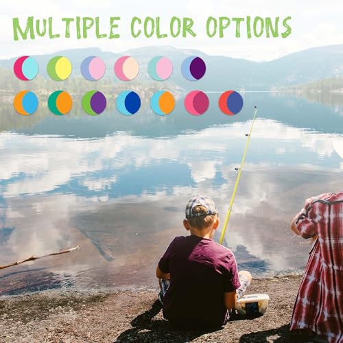 Kids Fishing Pole, Telescopic Fishing Rod, Toddler Collapsible Fishing Rod and Reel Combo with Tackle Box, Fishing Line, Bobber, and Soft Lures for Boy, Girl, Youth, Beginner, Over 4 Years Old - color: Grass Green & Sunny Lemon