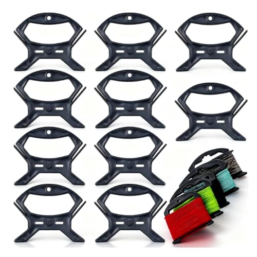 Line Winder Rope Paracord Winder Organizer Rope Spool Para Cord Roller and Organizer Paracord Spool Tool for Fishing Line Twine Extension Wrap Cable Storage Reel Tangle-Free String Holder Kinks 10Pcs
