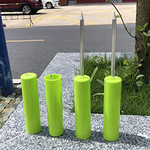 JBRUN Fishing Rod Holder, Fishing Pole Holders Ground, Rod Holders for Bank Beach Fishing, Beach Support Stand Reinforced PVC, Without Hurting The Rod Holder, Alarm Bells…