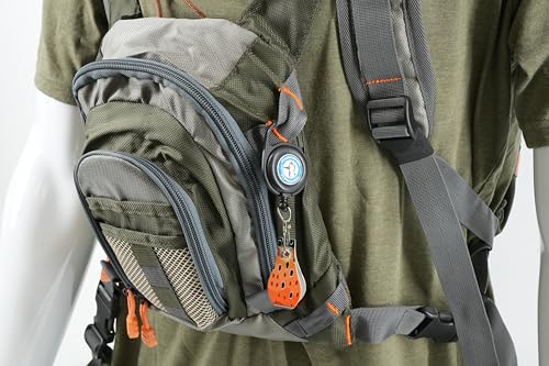 Kingfisher Fly Fishing Zinger with Wide Nipper - color: Brown Trout