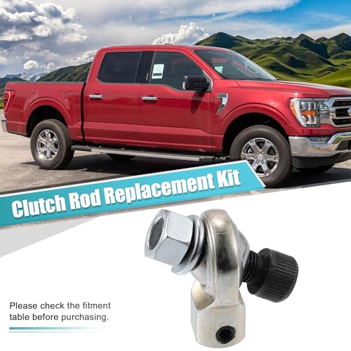 X AUTOHAUX Clutch Rod Replacement Kit for Ford F150 F250 F350 F450 F550 1987-1998 1999-2010 Bronco Clutch Rod End Bushing Repair Kit