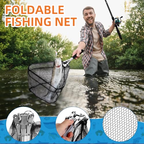 MiniInflat Telescopic Fishing Rod and Reel Combo, 6.89ft 2pcs Collapsible Rod with Plier Lip Gripper Lures Carrier Bag Pre-Loaded Spinning Reel Saltwater Freshwater Fishing Pole Kit - color: Black