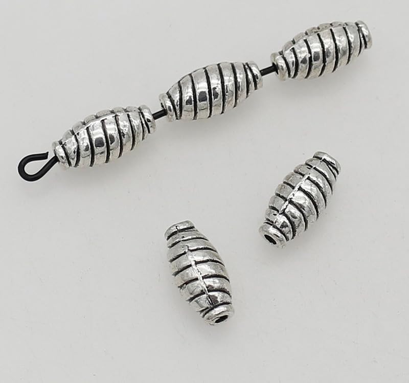 Pack of 50 Metal Lure Bodies Fishing Inline Spinner Making Part Bait Rooster Tail DIY