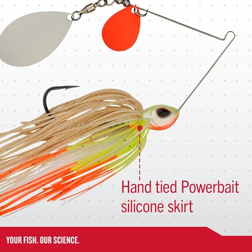 Berkley Power Blade Standard Fishing Spinnerbaits - color: Gill Spawn/Gold, size: 1/4 oz - Colorado