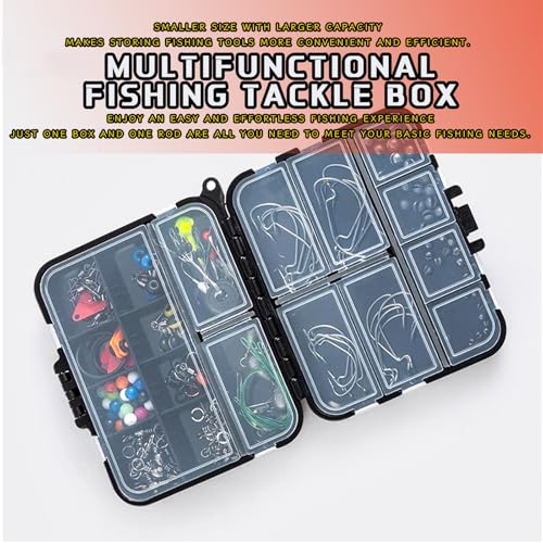 5 Pack Mini Plastic Tackle Boxes for Small Tackle Box Organizer, Ideal for Fishing Storage Containers, Kayak Fly Boxes Large - color: Large 5 packs